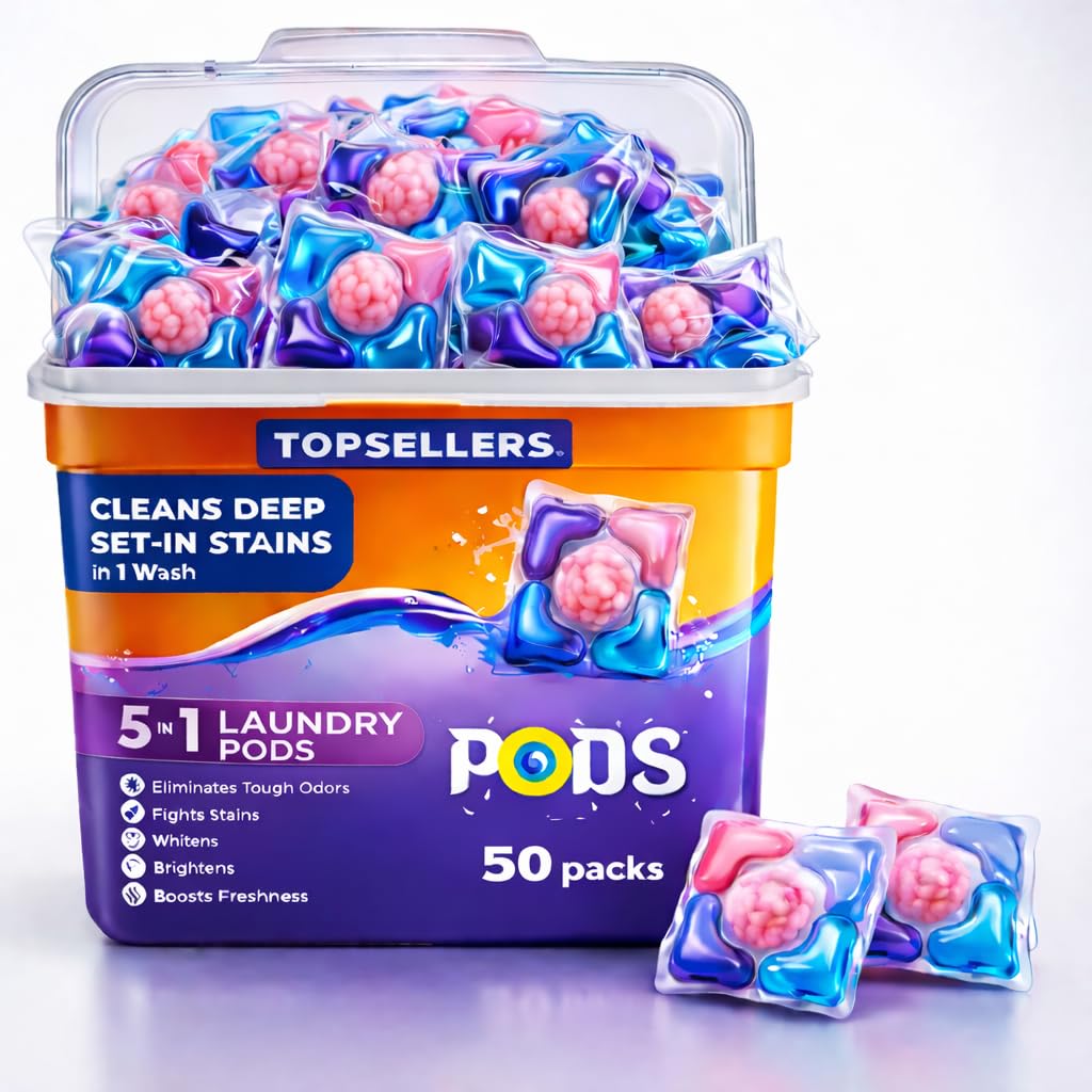 5-in-1 Laundry Detergent Pods